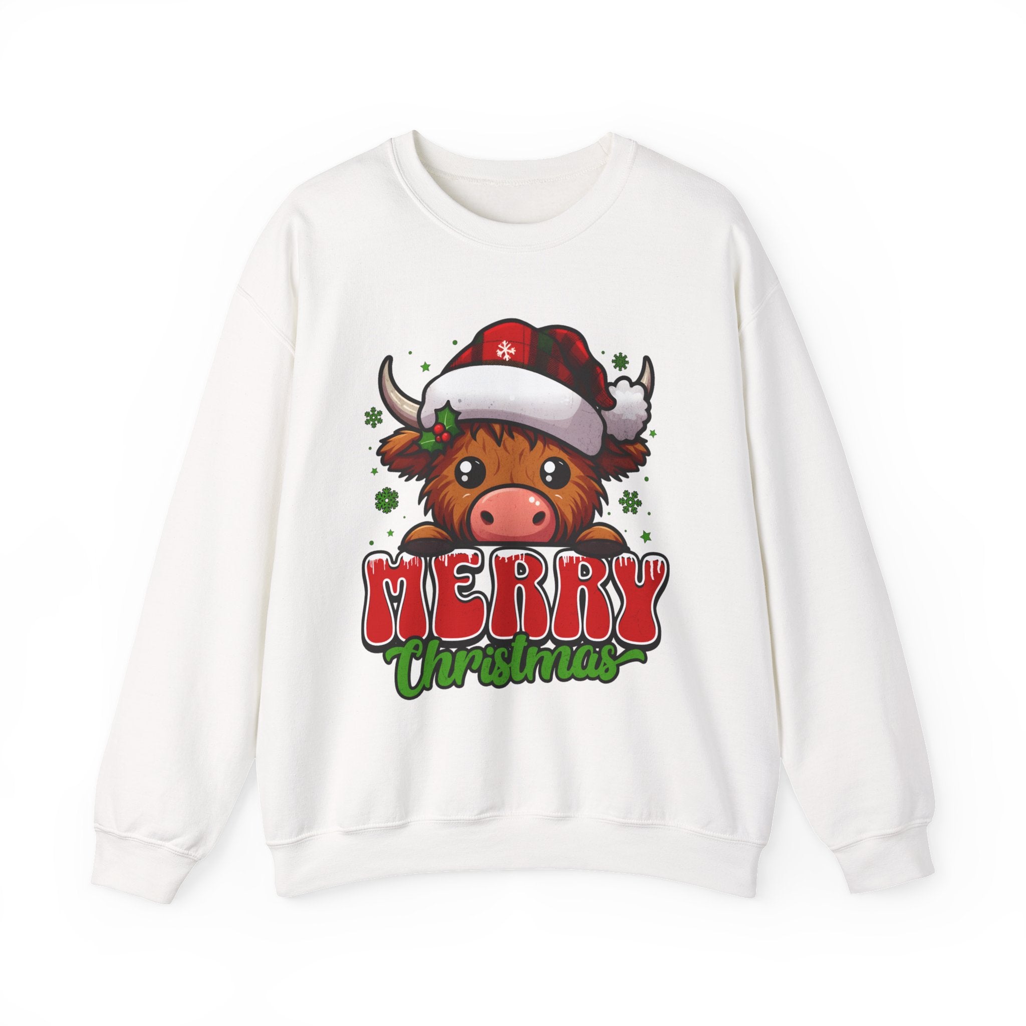 Christmas Cow Sweatshirt