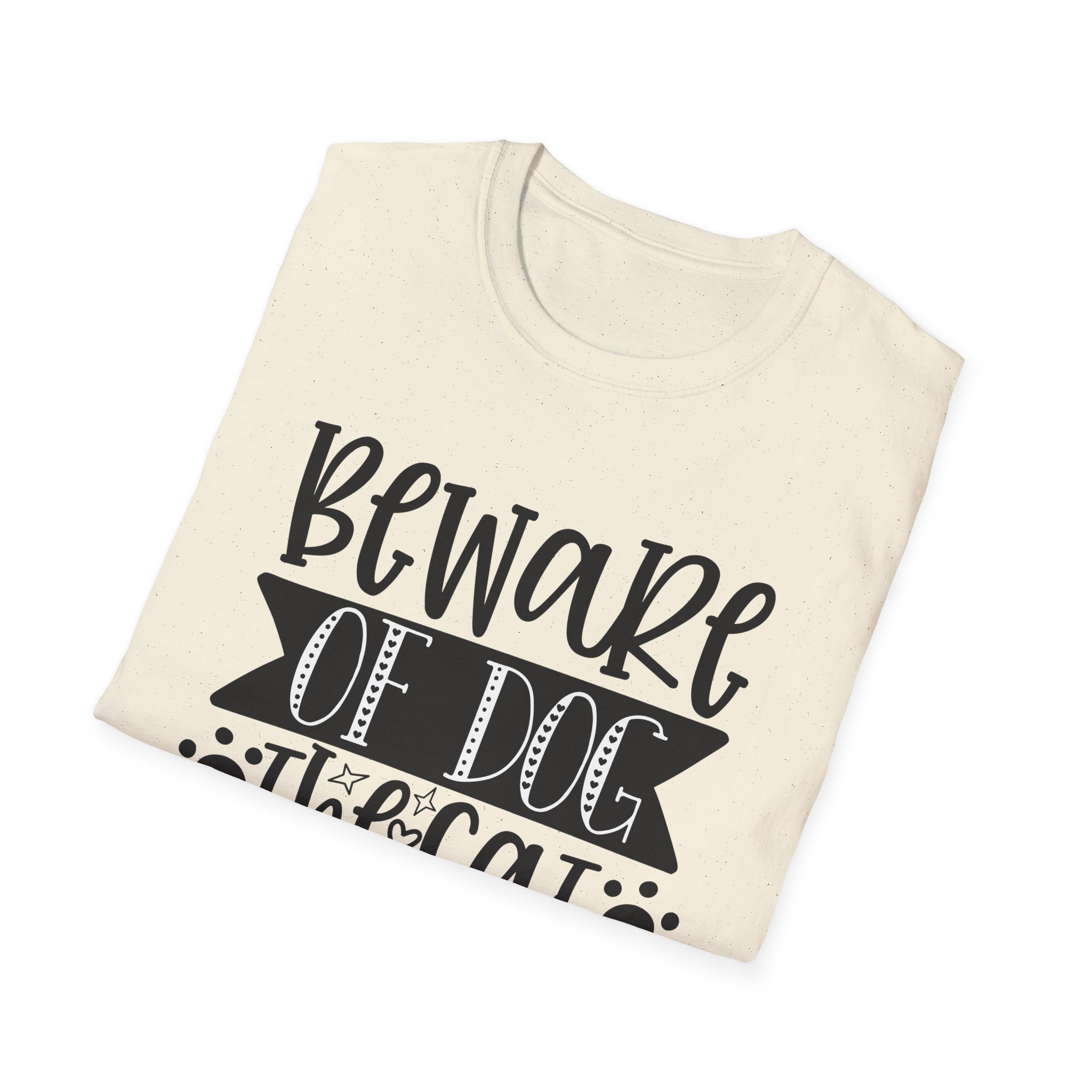 Beware of Dog, The Cat Is Shady Too T-Shirt