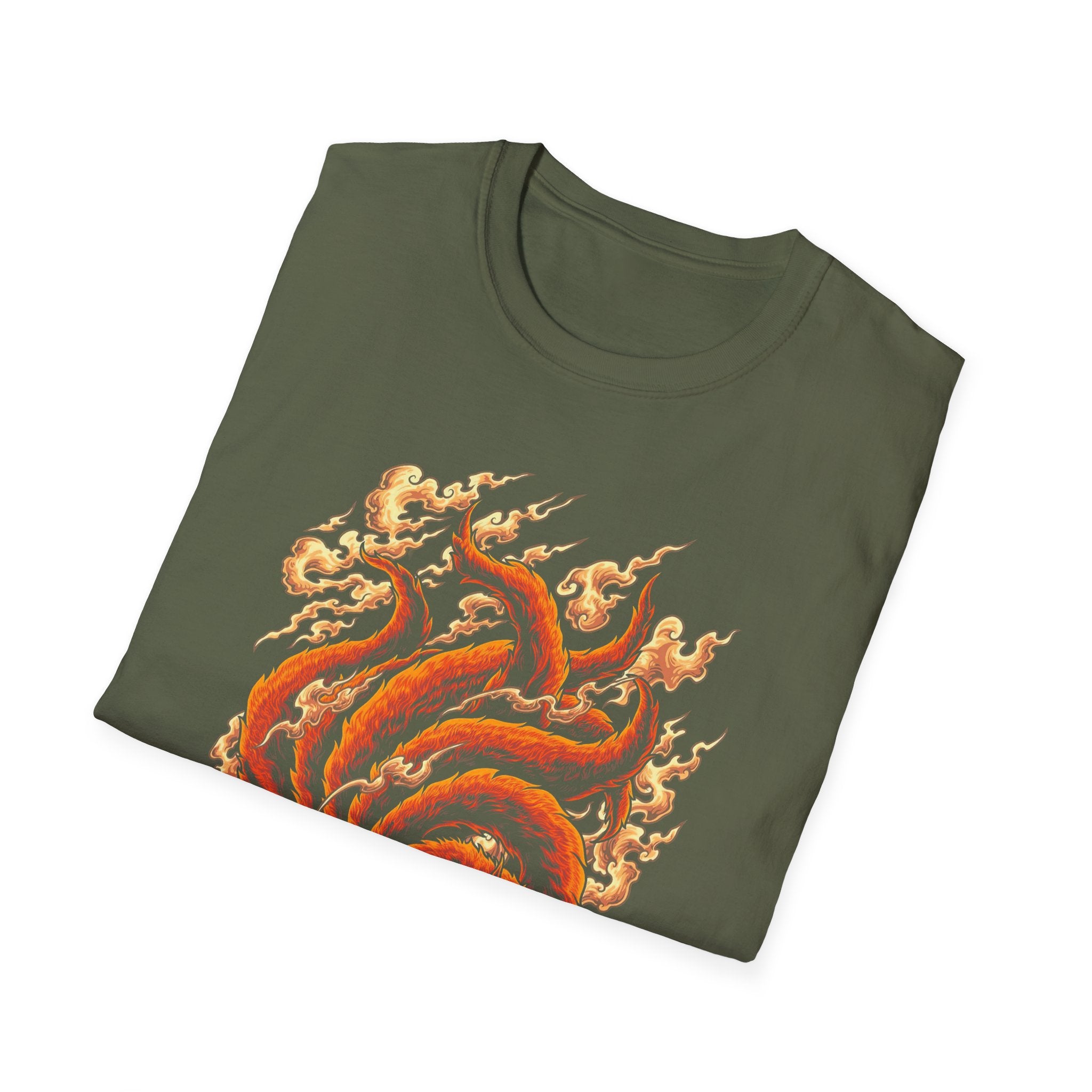 Flaming Nine-Tailed Fox T-Shirt