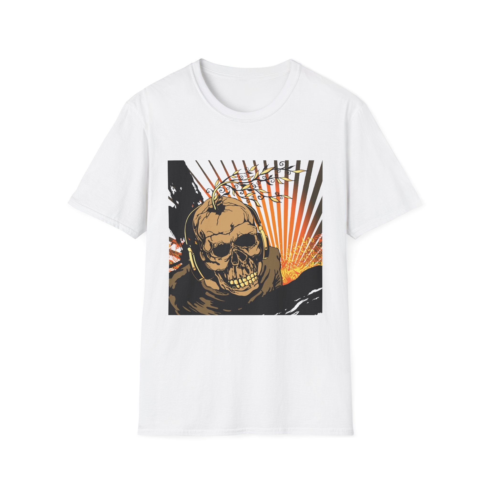 Skull Sunset Graphic T-Shirt