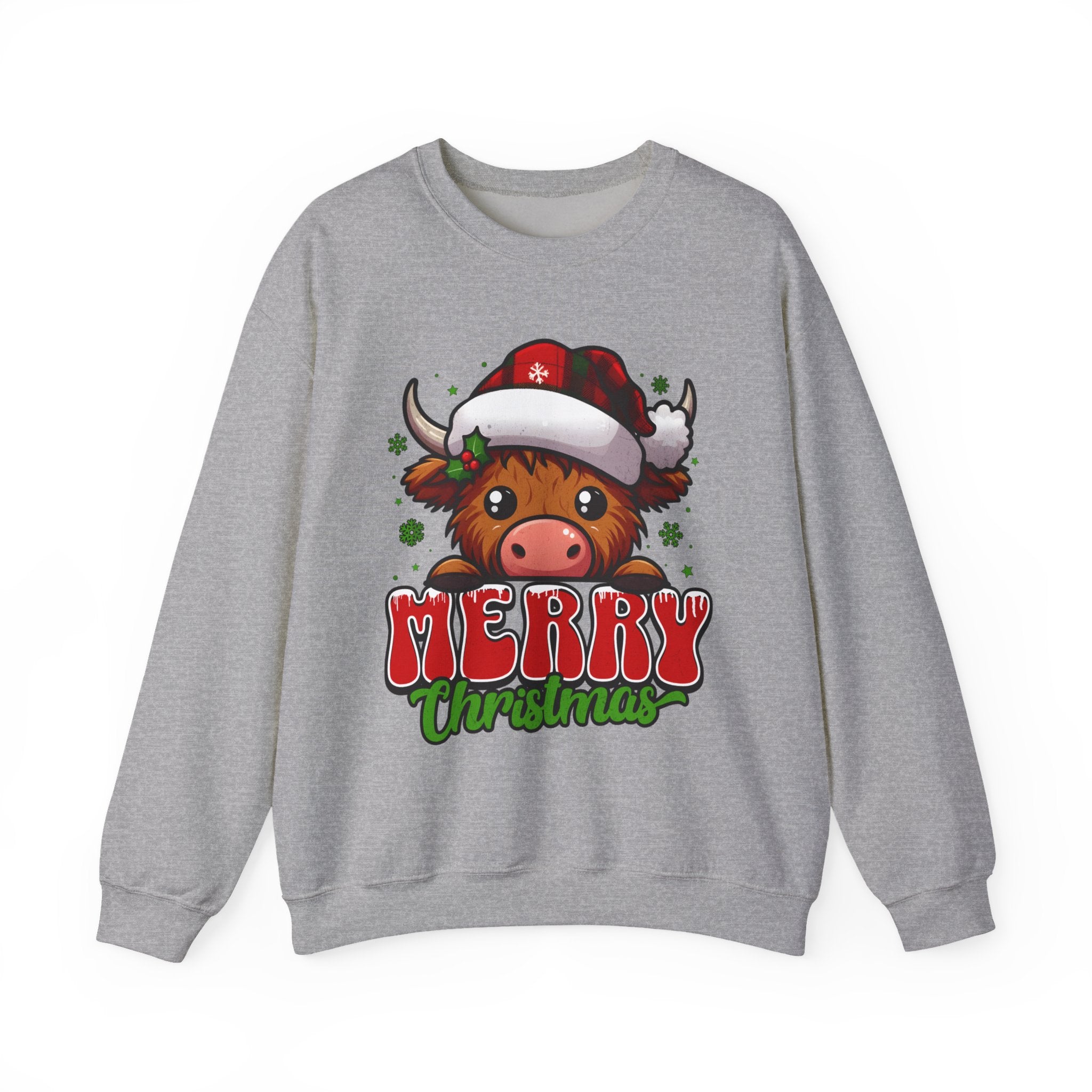 Christmas Cow Sweatshirt