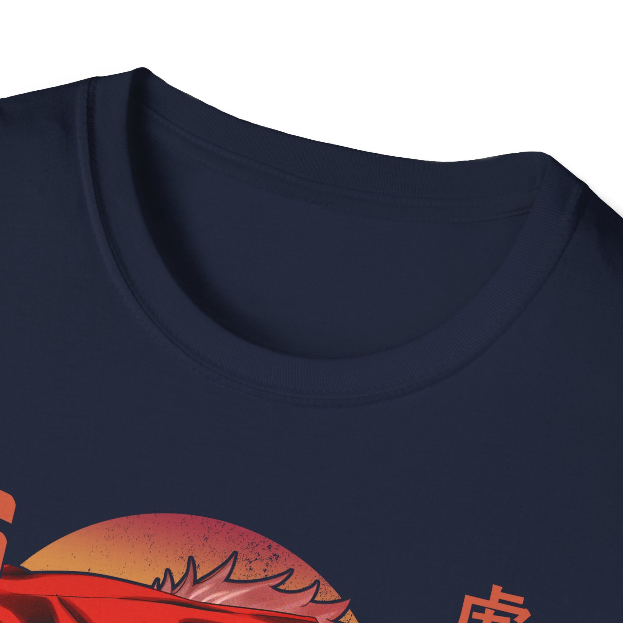 Anime Red Masked Boy T-Shirt — Japanese Text Graphic Tee