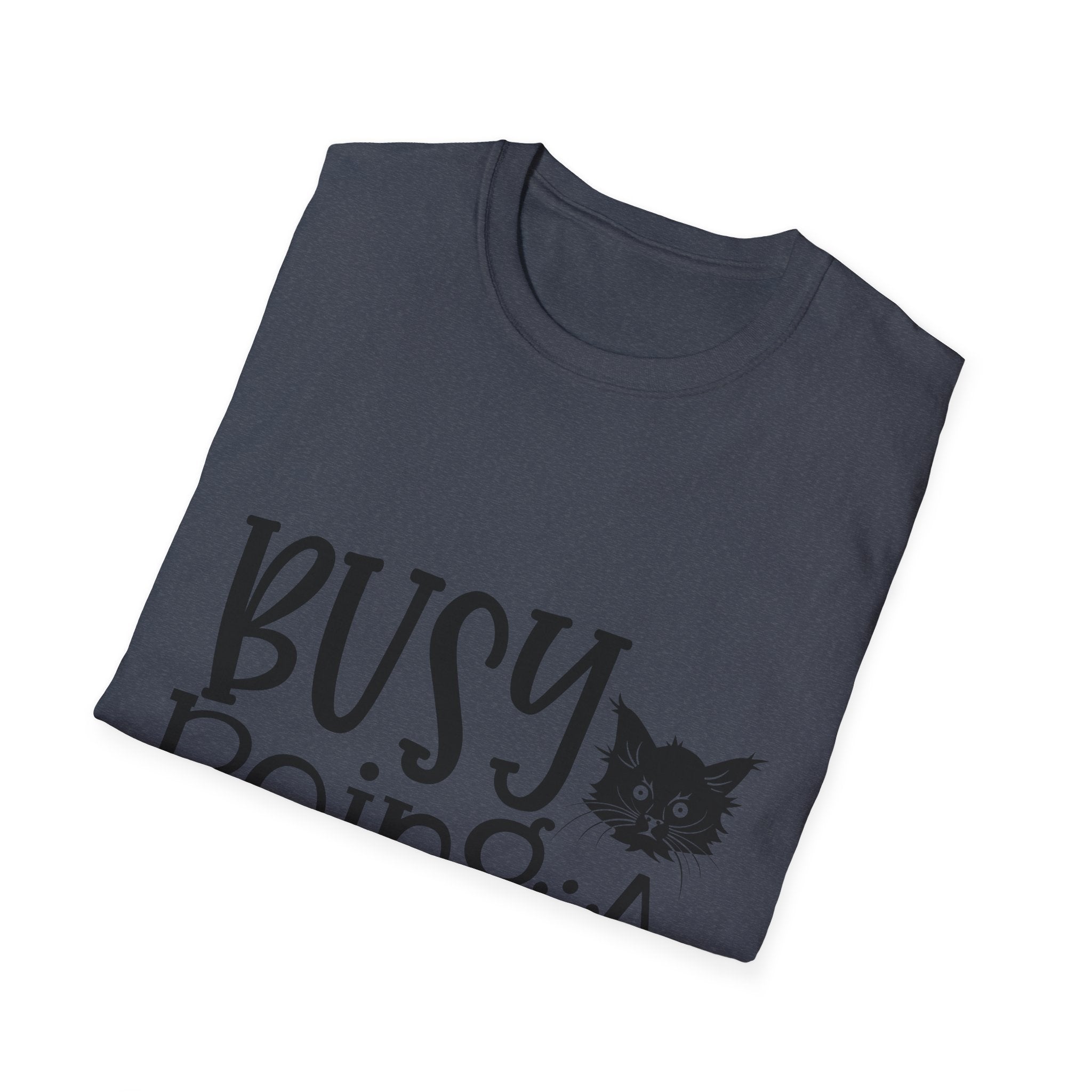 Cat Mama T-Shirt – "Busy Being a Cat Mama" Cute Cat Lover Tee