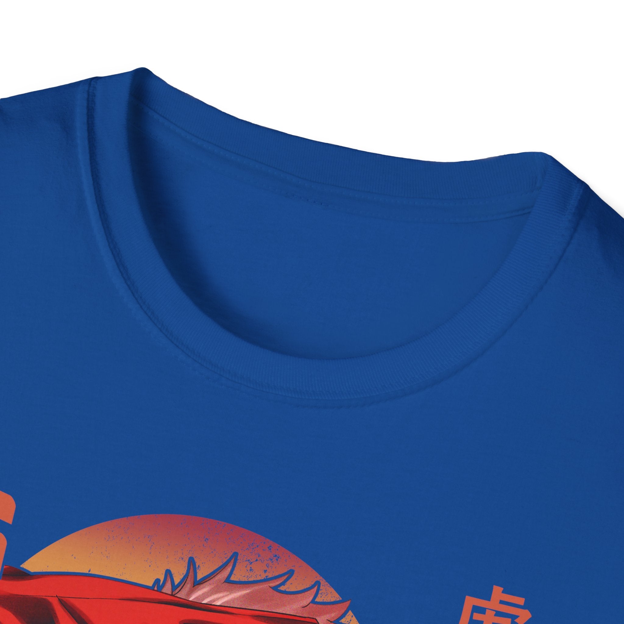 Anime Red Masked Boy T-Shirt — Japanese Text Graphic Tee