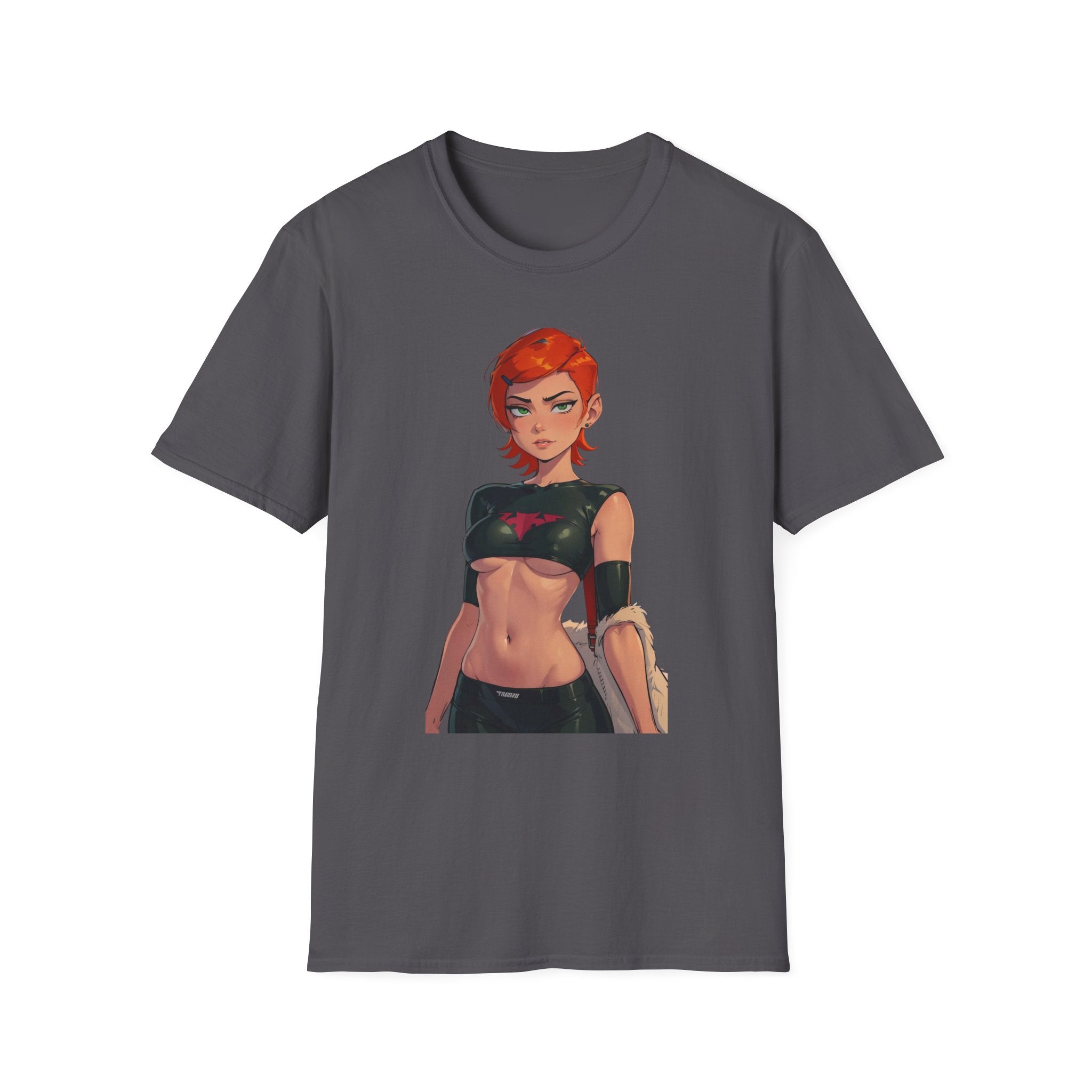 Comic-Style Heroic Graphic Tee