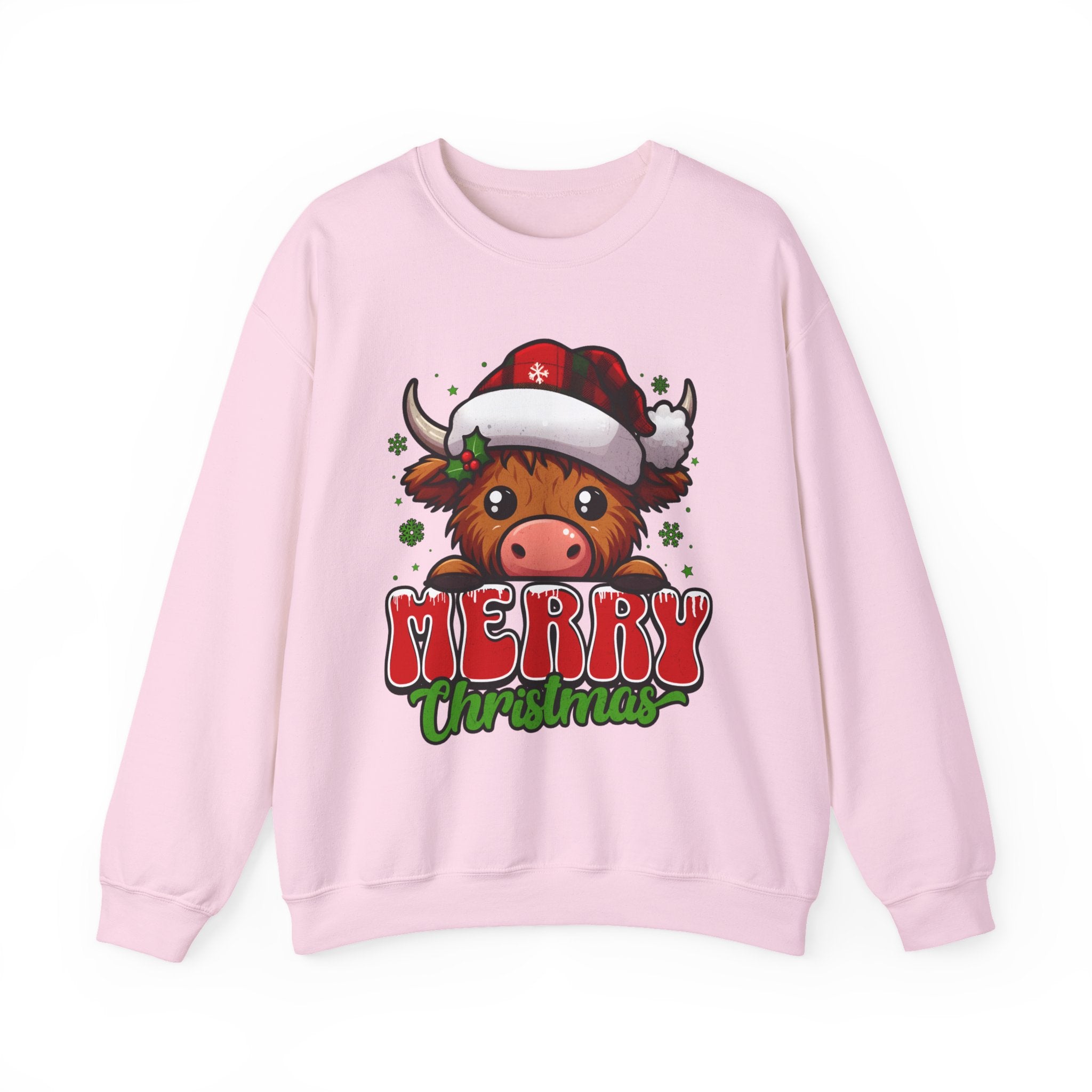 Christmas Cow Sweatshirt