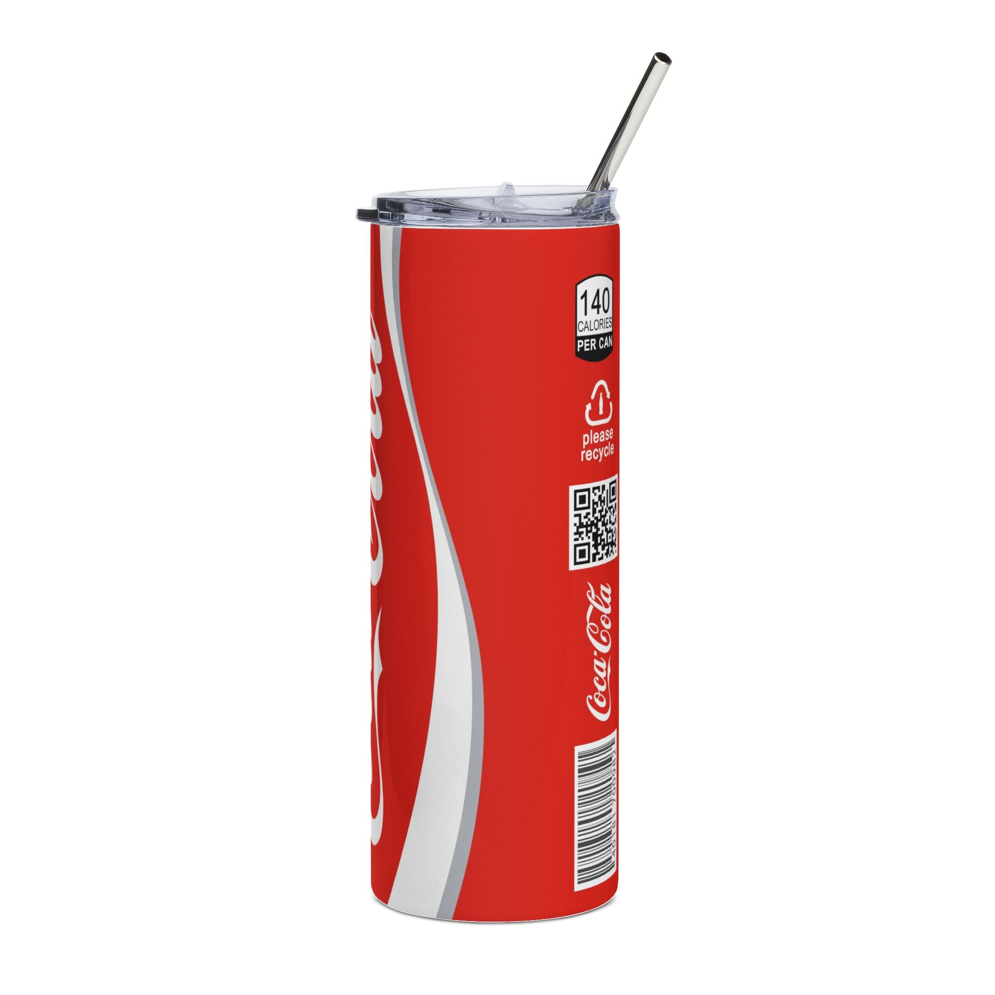 Coca-Cola Red 20oz Stainless Steel Tumbler - Slim Insulated Travel Cup