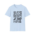 Dog Mama T-Shirt – "Busy Being a Dog Mama" Cute Paw Print Tee