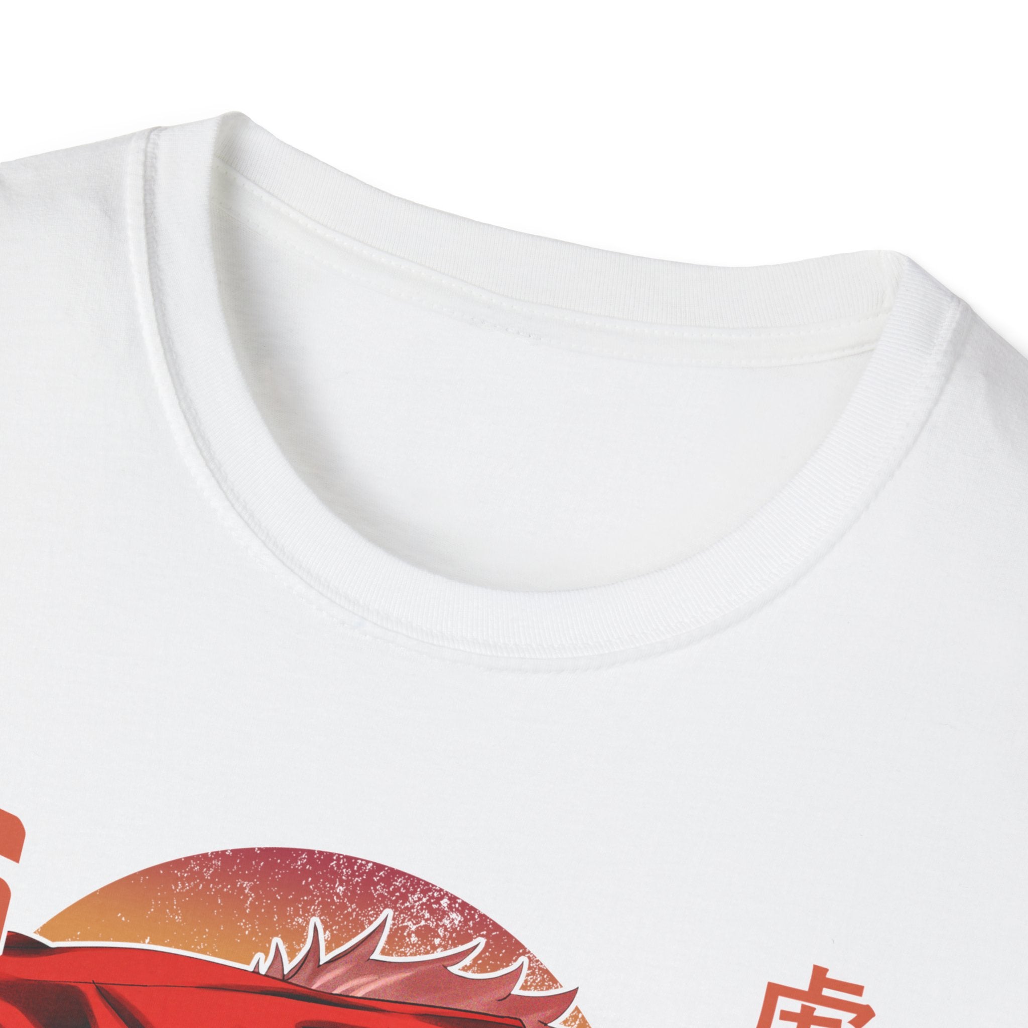 Anime Red Masked Boy T-Shirt — Japanese Text Graphic Tee
