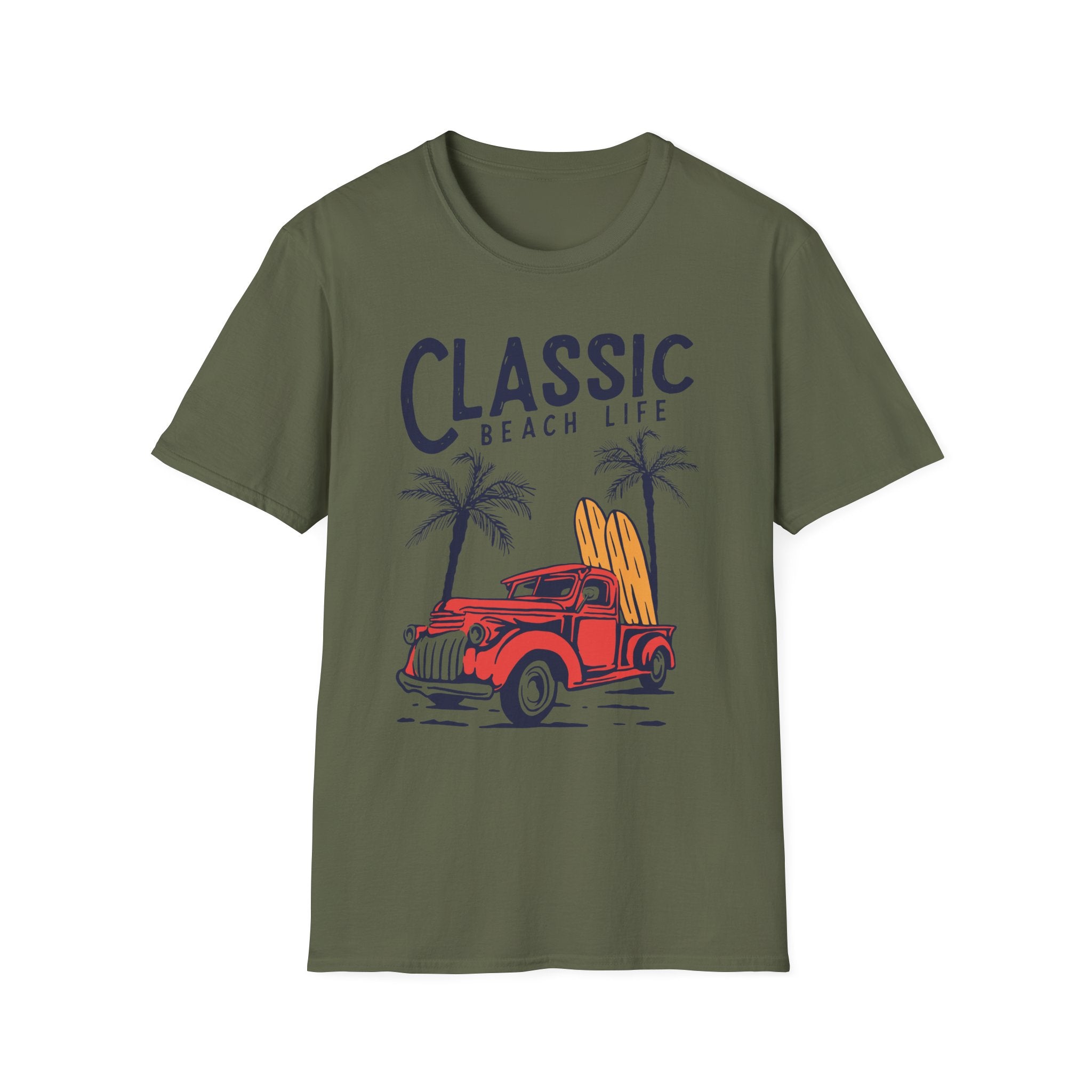 Classic Beach Life Tee — Vintage Surf Truck T-Shirt
