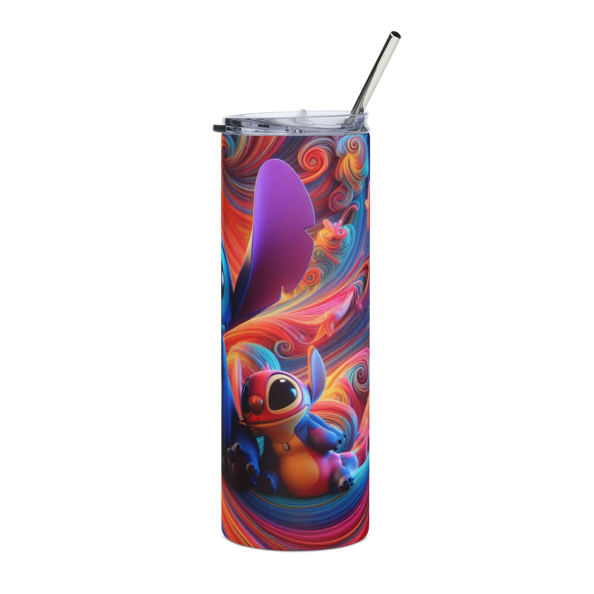 Colorful Alien Character 20oz Stainless Steel Tumbler