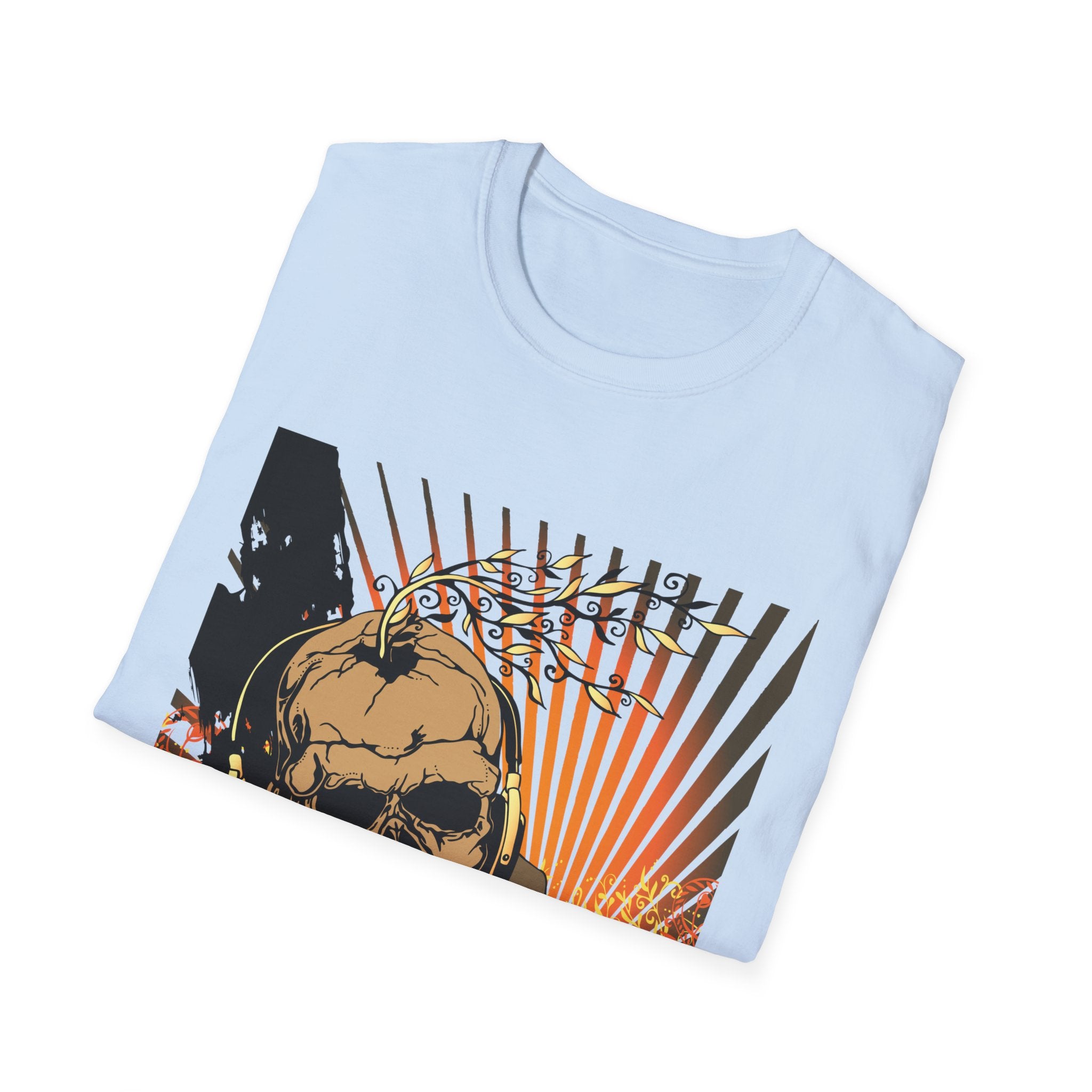 Skull Sunset Graphic T-Shirt