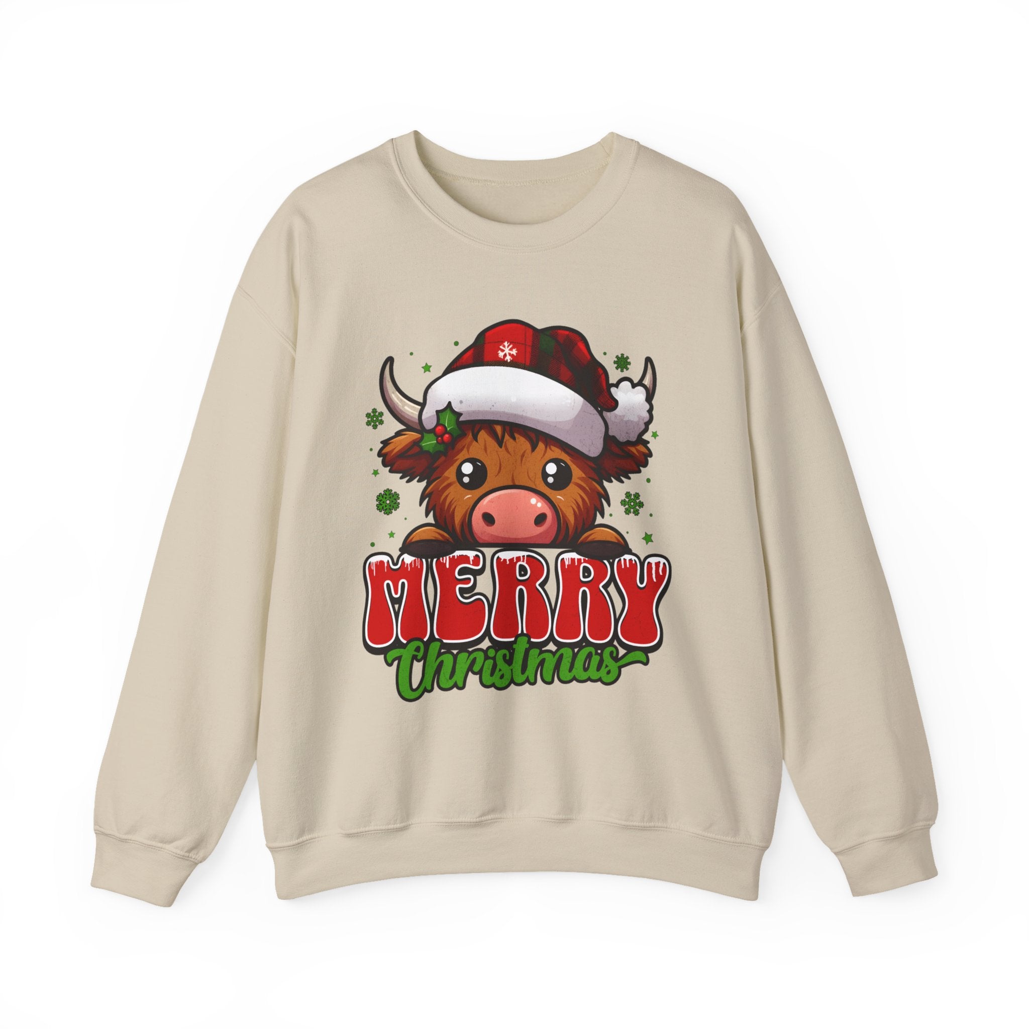 Christmas Cow Sweatshirt