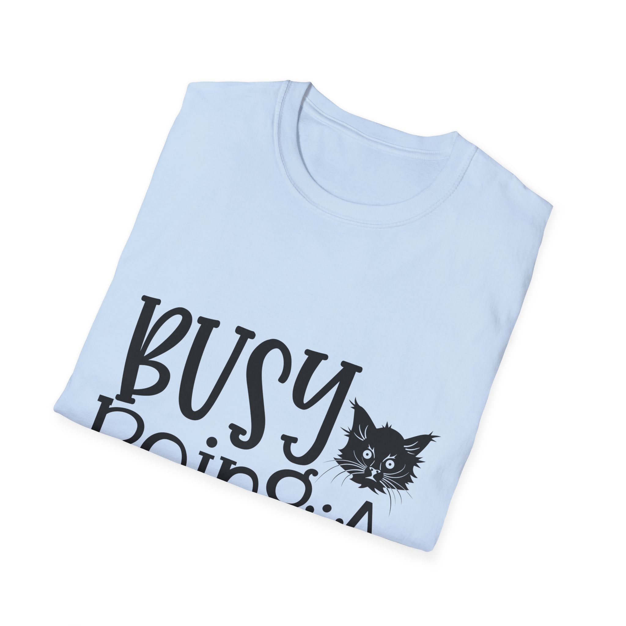 Cat Mama T-Shirt – "Busy Being a Cat Mama" Cute Cat Lover Tee