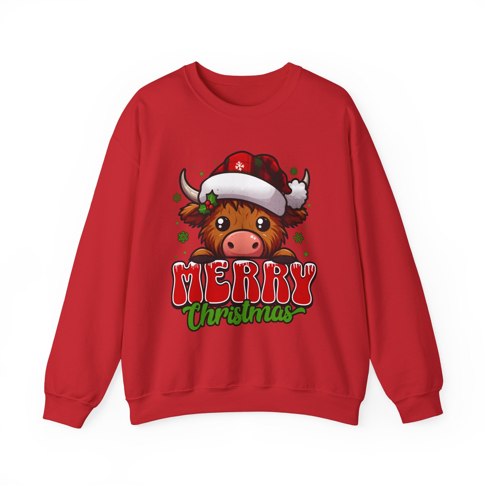 Christmas Cow Sweatshirt