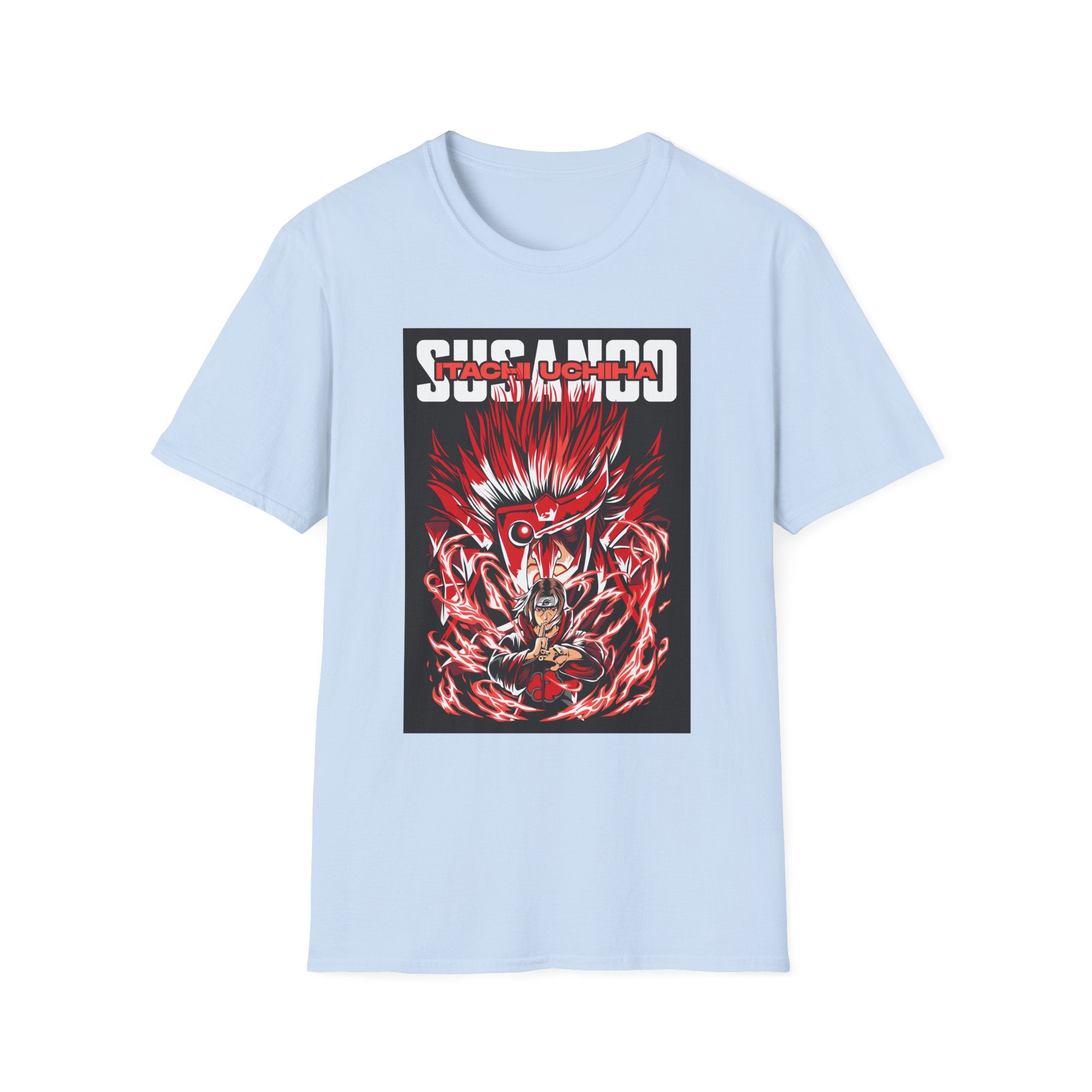 Anime Demon Aura T-Shirt — 'SUGAMO' Graphic Streetwear