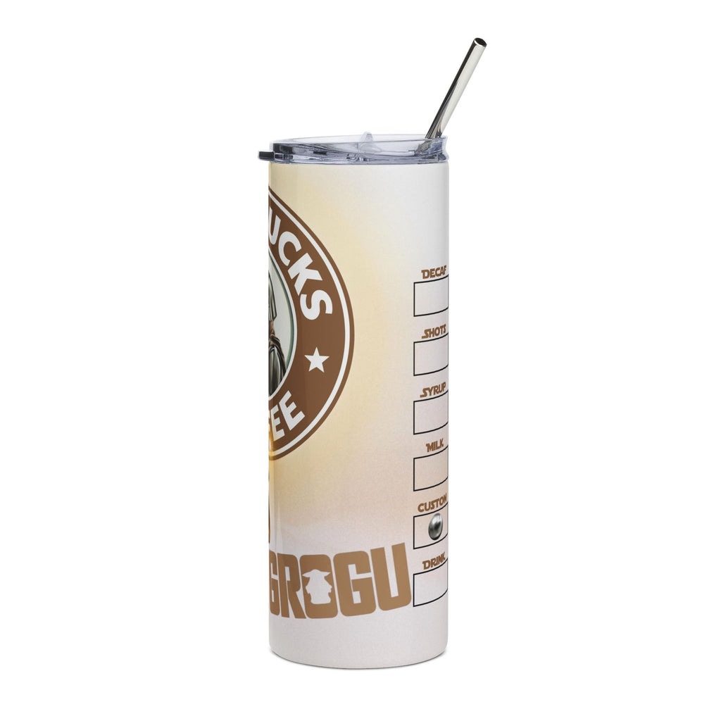 20oz Stainless Tumbler — 'Starbucks Coffee' Grogu Baby Yoda Design