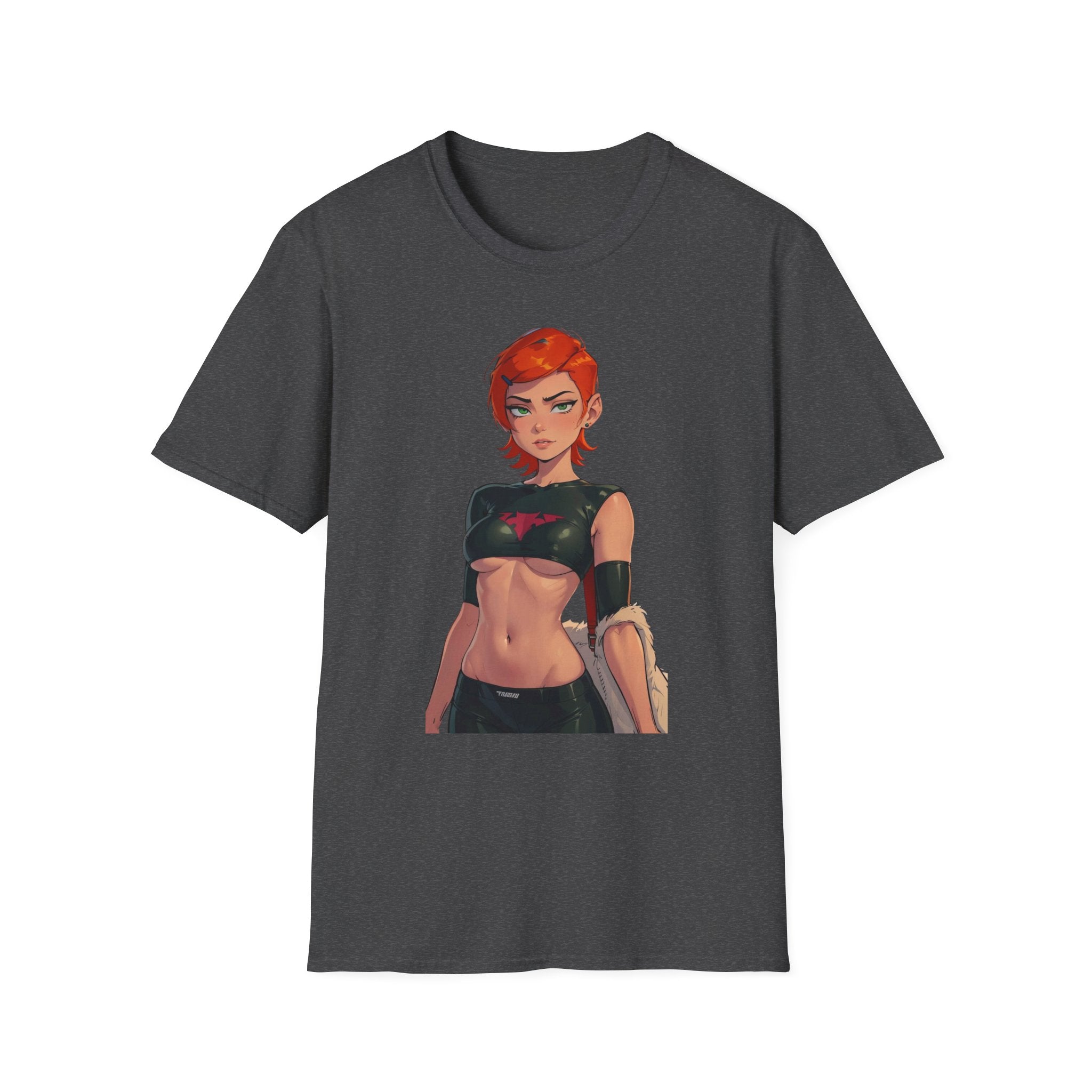 Comic-Style Heroic Graphic Tee