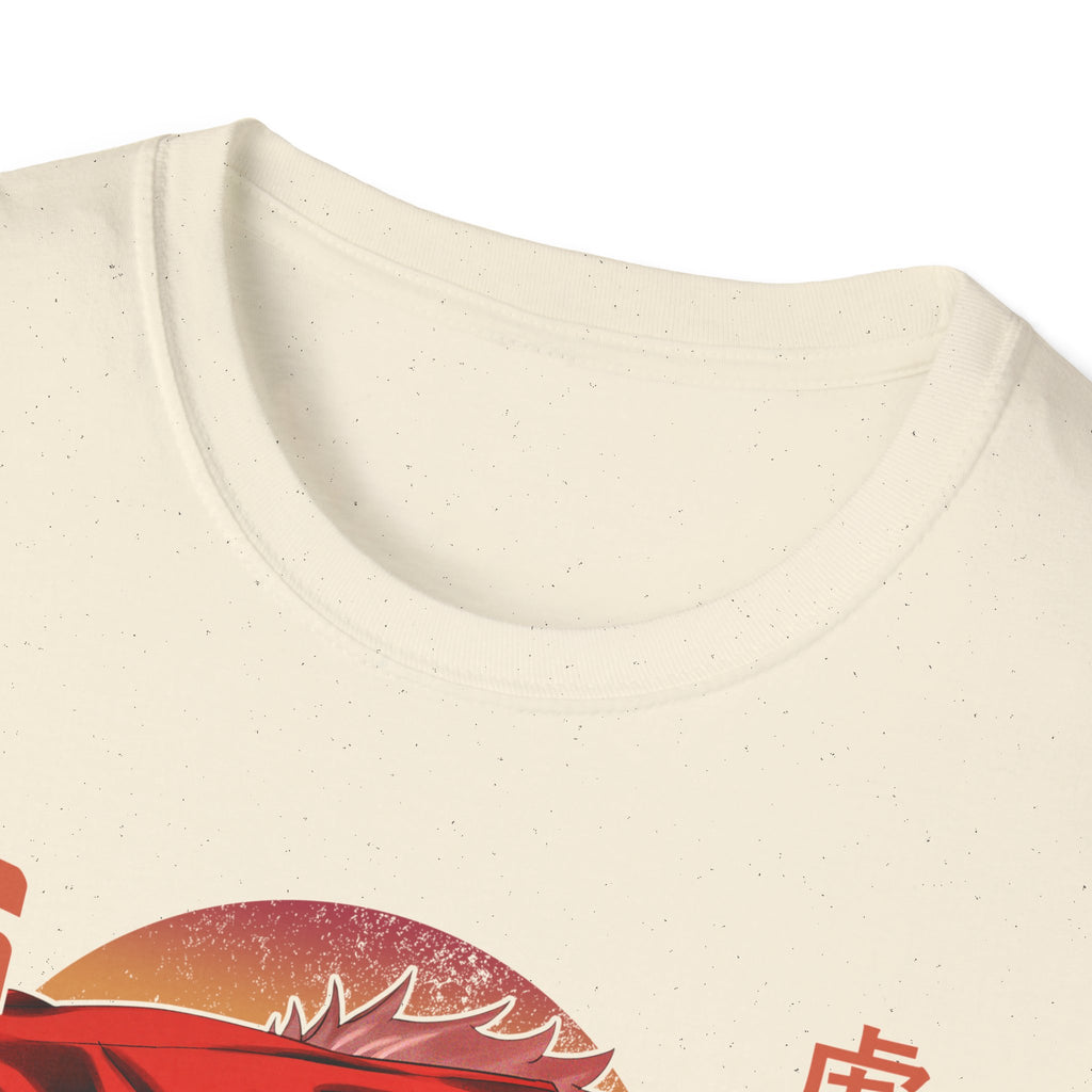 Anime Red Masked Boy T-Shirt — Japanese Text Graphic Tee
