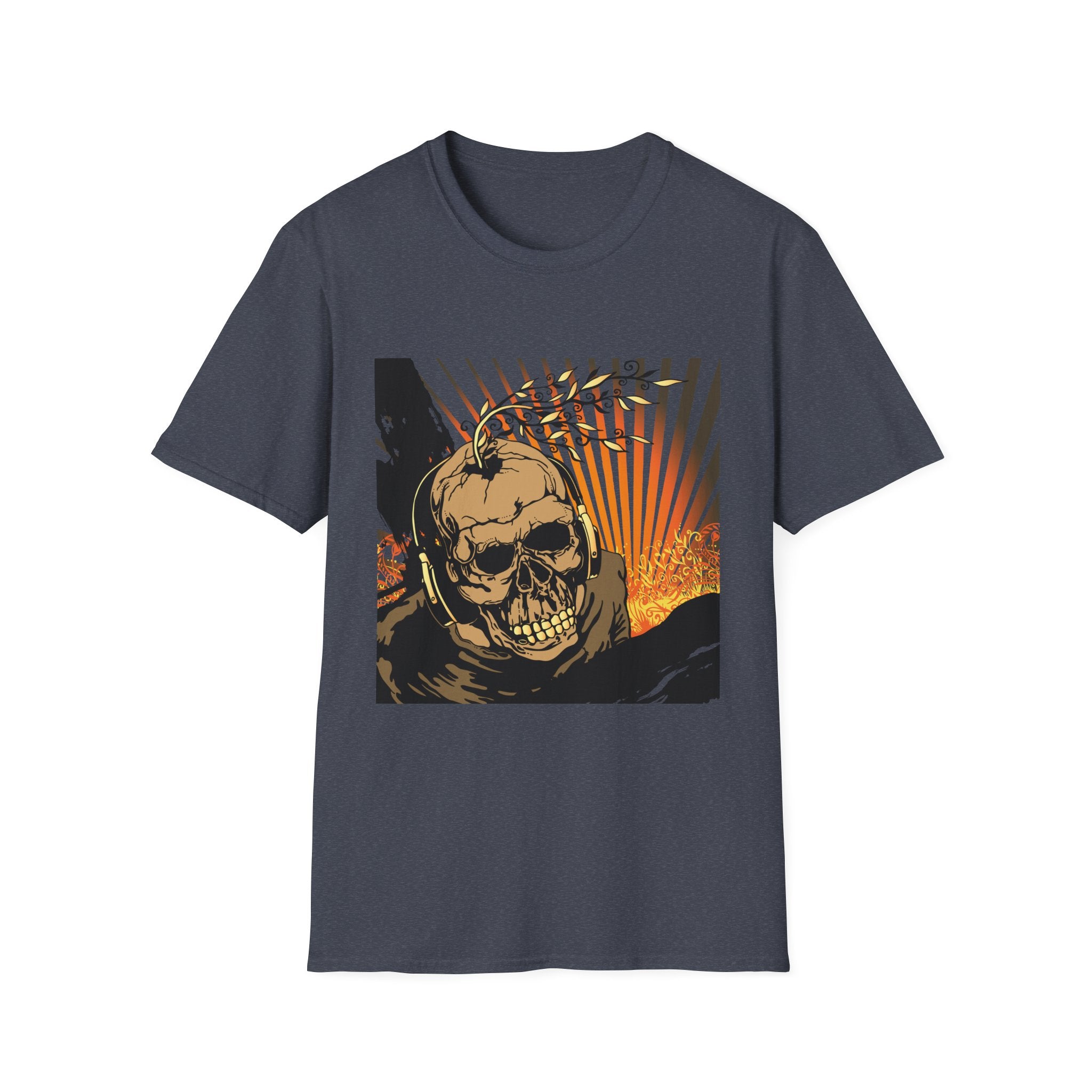 Skull Sunset Graphic T-Shirt