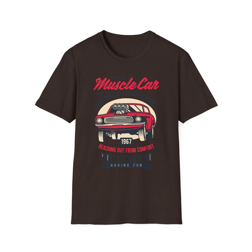 Muscle Car Vintage Tee — "Ride Like the Wind" Classic Car T-Shirt