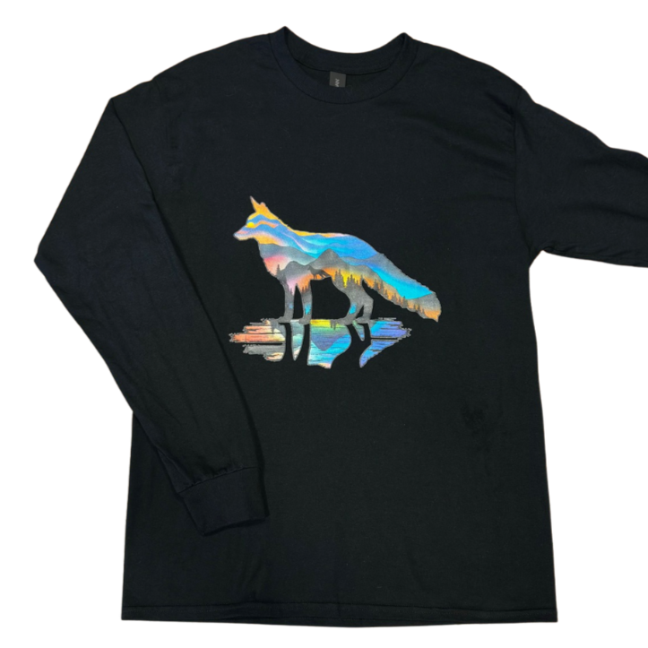 Fox and Wilderness Sunset Long Sleeve